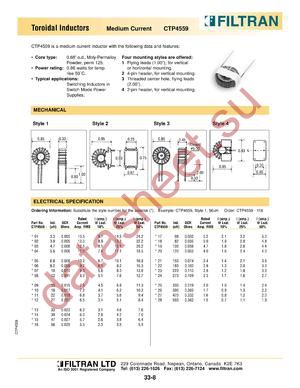 CTP4559-01 datasheet  