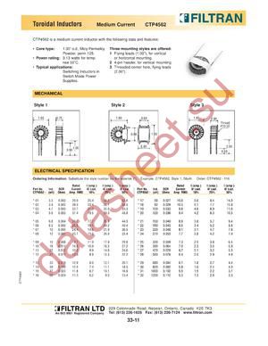 CTP4562 datasheet  