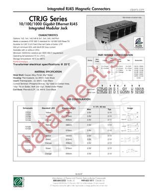 CTRJG26D11001A datasheet  