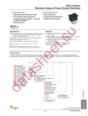 D601J12B2ADQF datasheet  