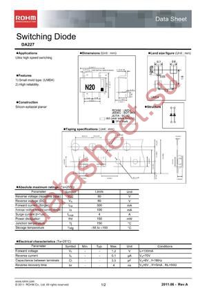 DA227_11 datasheet  