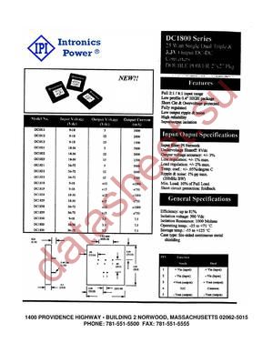 DC1813 datasheet  