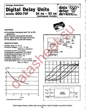 DDU75F datasheet  