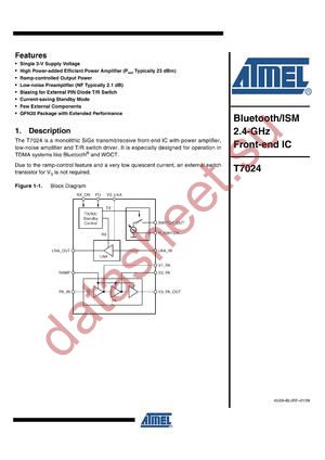 Demoboard-T7024-PGM datasheet  