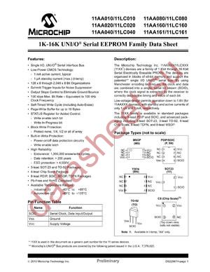 11LC010T-IMNY datasheet  