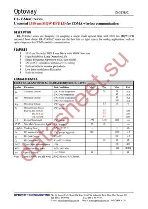 DL-3328AC-VFS datasheet  