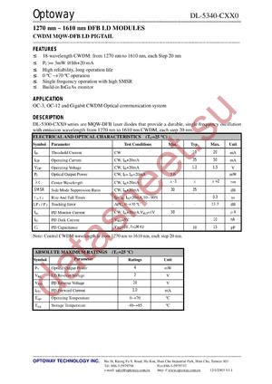 DL-5345-C310-VXS datasheet  