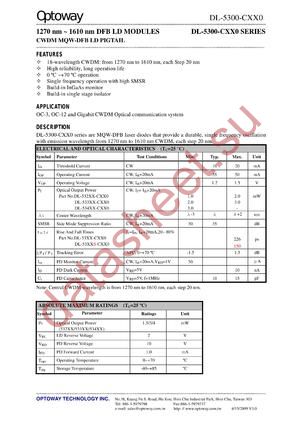 DL-5348S-C390-XSS datasheet  