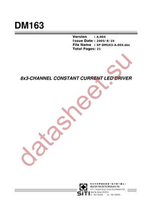 DM163 datasheet  