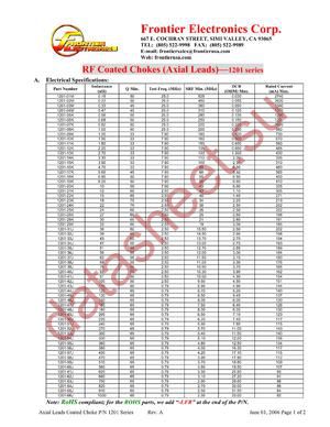 1201-10K datasheet  