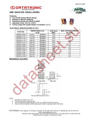 DR355-4-134 datasheet  