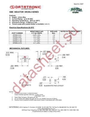 DR356-2-251 datasheet  