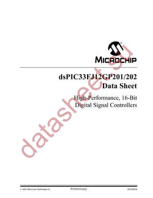 DSPIC33FJ12GP201TI/SO datasheet  