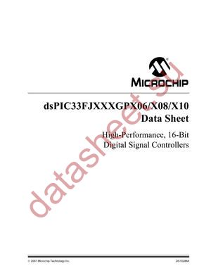 DSPIC33FJ256GP506I/PT-XXX datasheet  