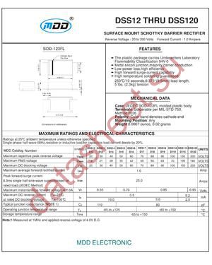 DSS14 datasheet  