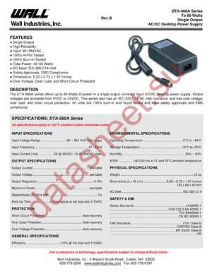 DTA-060A-01Y140 datasheet  