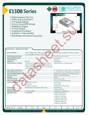 E13D8C2F-155520MTR datasheet  