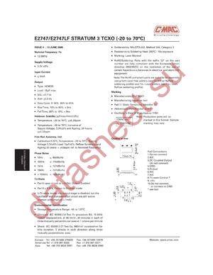 E2747 datasheet  