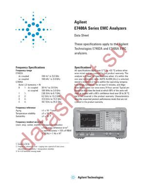 E7405A datasheet  