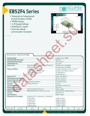 EB52F4D15BN-12.800M-CD datasheet  