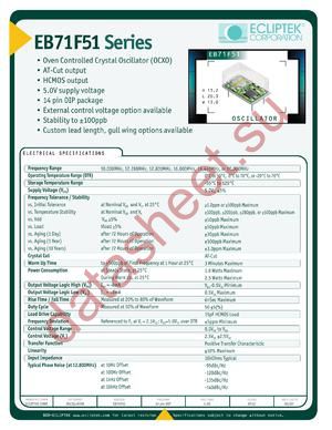 EB71F51D10B2-20.000M-G datasheet  