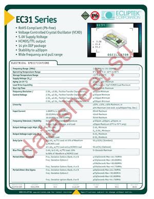 EC3100A05ET-24.000M-CL datasheet  