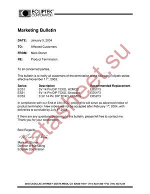 EC5315CV-12.800M datasheet  