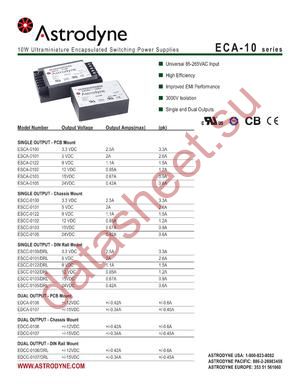 ECA-10 datasheet  