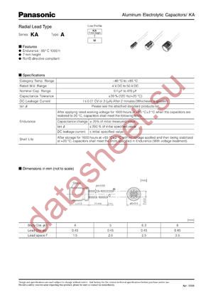 ECEA1HKA3R3 datasheet  