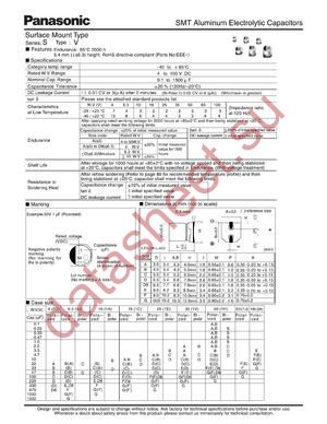 ECEV0GA101SR datasheet  