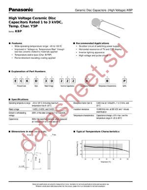 ECKD3D151KBP datasheet  