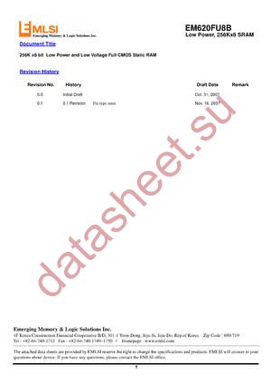 EM640FR16AT-12LF datasheet  