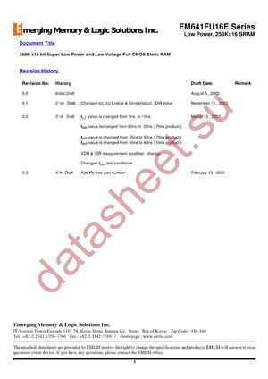 EM6410FR32AW-10S datasheet  