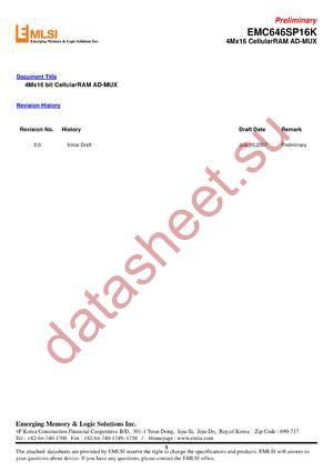 EMC646SP16KU-12LL datasheet  