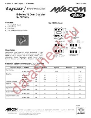 EMDC-16-8-75 datasheet  