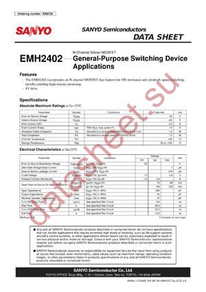 EMH2402 datasheet  