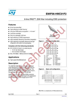 EMIF06-HMC01F2_08 datasheet  
