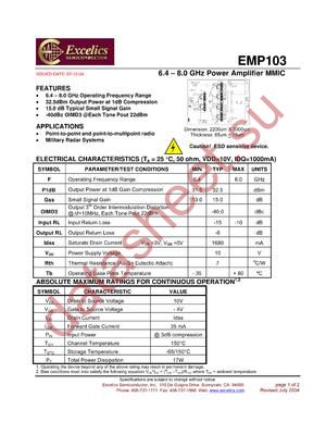 EMP103 datasheet  