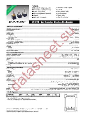 EMS22D33-B16-WS4 datasheet  