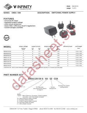 EMSA120150N-P9R-SZ-C datasheet  