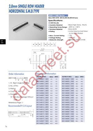 200111MB datasheet  