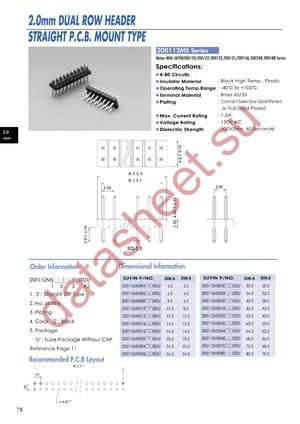 200112MS datasheet  