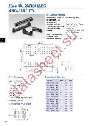 200117MA datasheet  