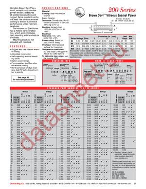 20012C1K00FE datasheet  