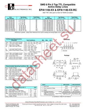EPA1140-250-RC datasheet  