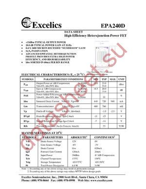 EPA240D datasheet  
