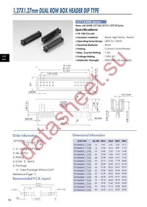 127153MS datasheet  