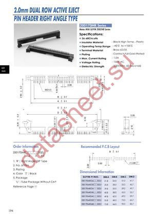 200170MR datasheet  