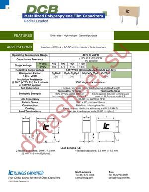 127DCB450K4R datasheet  