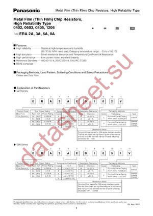 ERA3APB102V datasheet  